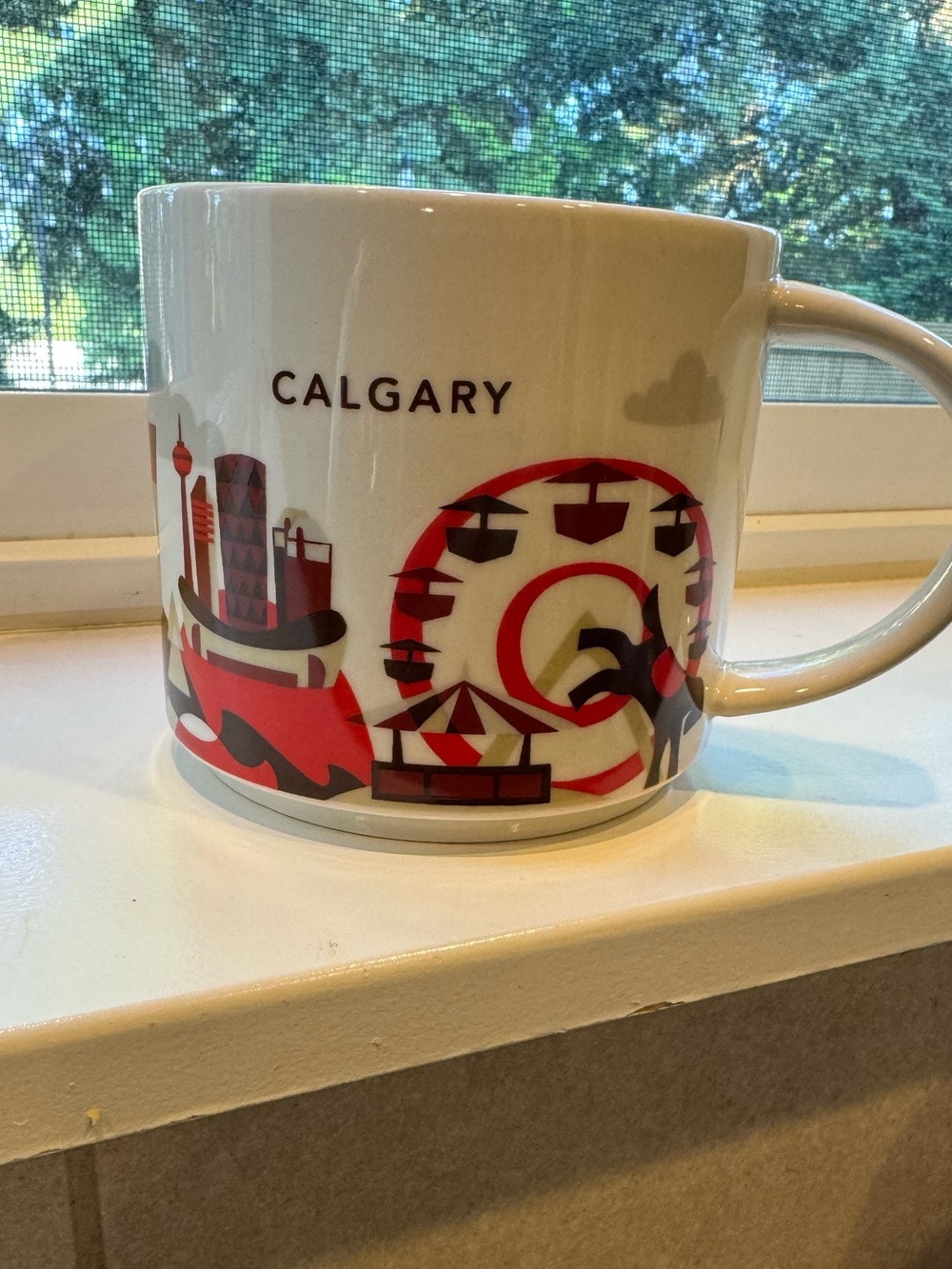 Starbucks Calgary You are here City mug, circa 2017